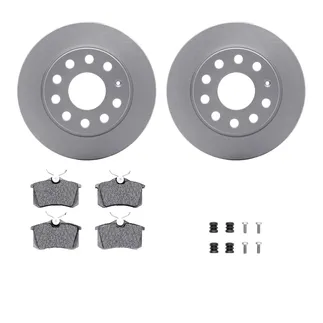 R1 Concepts WDWH1-74016 Brake Rotor- Carbon Coated W/ Ceramic Pads & Hdw